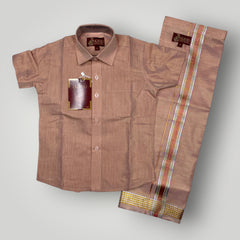 Horad Kora Cotton Tissue Hot Red Kids Set