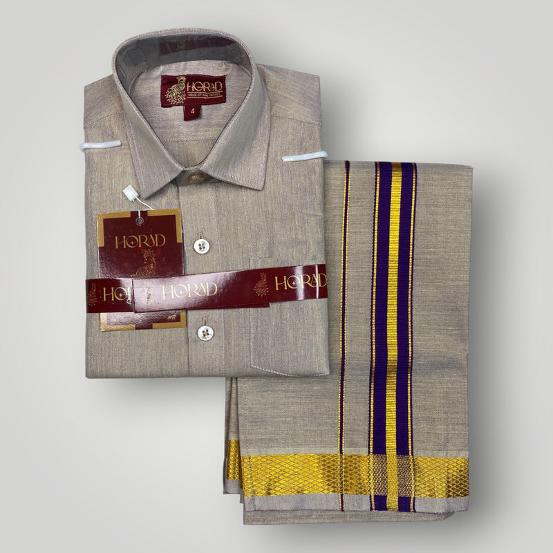 Horad Kora Cotton Tissue Light Sandstone Kids Set