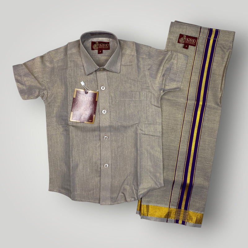 Horad Kora Cotton Tissue Light Sandstone Kids Set