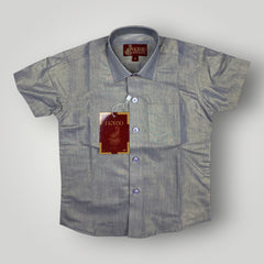 Horad Kora Cotton Tissue Bluish Grey Kids Set