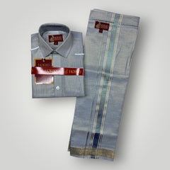 Horad Kora Cotton Tissue Navy Blue Kids Set