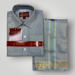 Horad Kora Cotton Tissue Navy Blue Kids Set