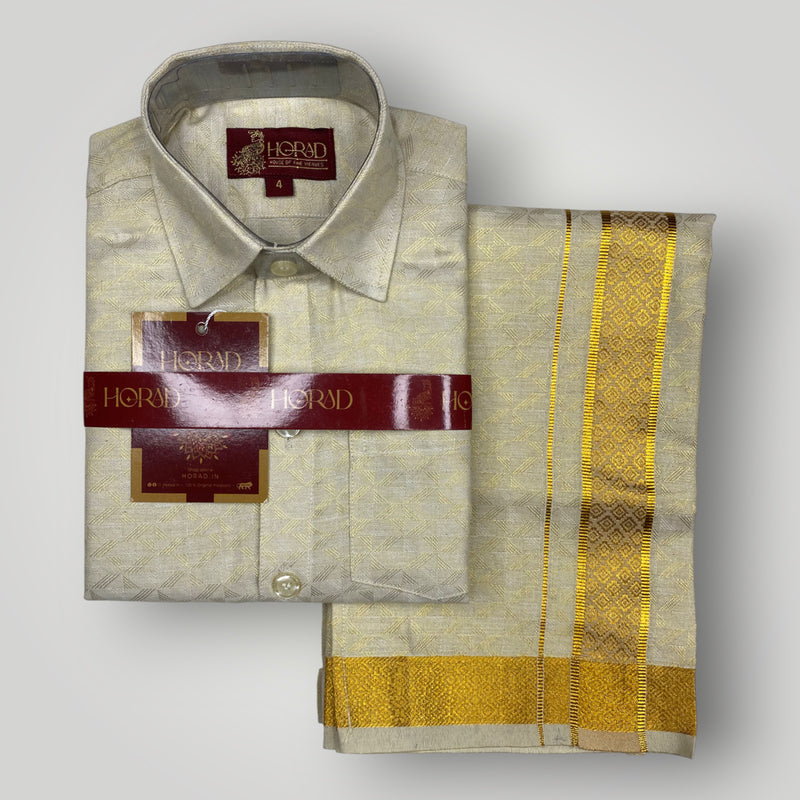 Horad Kora Cotton Tissue Emboss Gold Kids Set