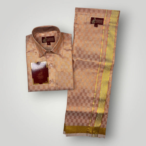 Horad Kora Cotton Tissue Square Emboss Red Kids Set