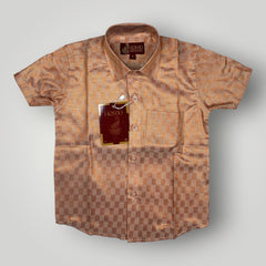 Horad Kora Cotton Tissue Square Emboss Red Kids Set