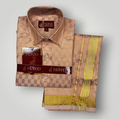 Horad Kora Cotton Tissue Square Emboss Red Kids Set