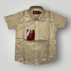 Horad Kora Cotton Tissue Square Emboss Light Gold Kids Set