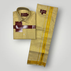 Horad Kora Cotton Tissue Sun Yellow Kids Set