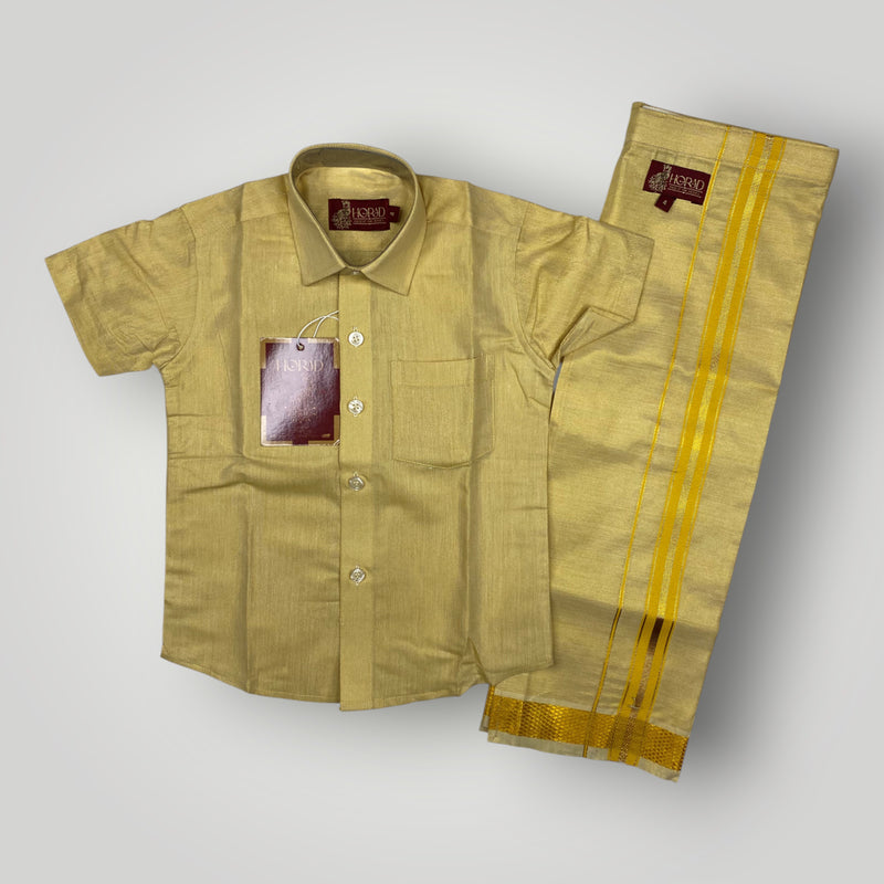 Horad Kora Cotton Tissue Sun Yellow Kids Set