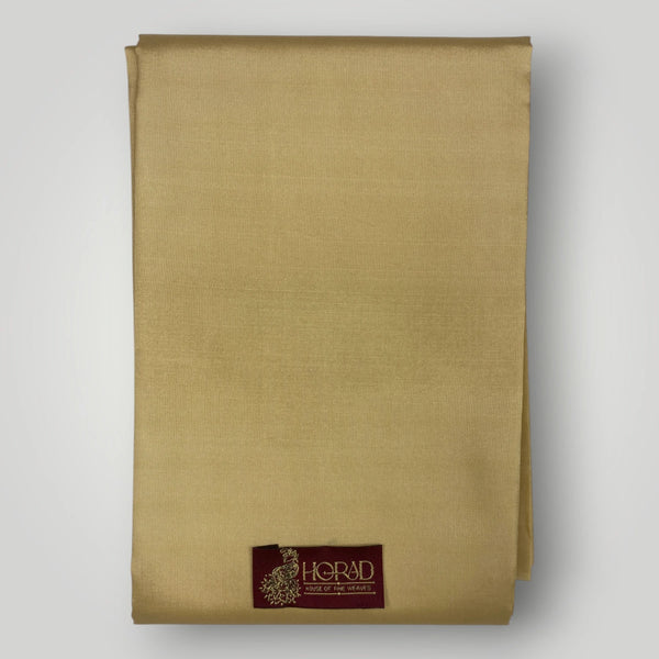 Horad Premium Art Silk Gold Shirt Material+Dhoti