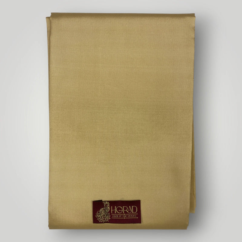Horad Premium Art Silk Gold Shirt Material+Dhoti