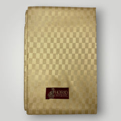 Horad Premium Art Silk Gold Emboss Shirt Material + Dhoti ( 2 in 1)