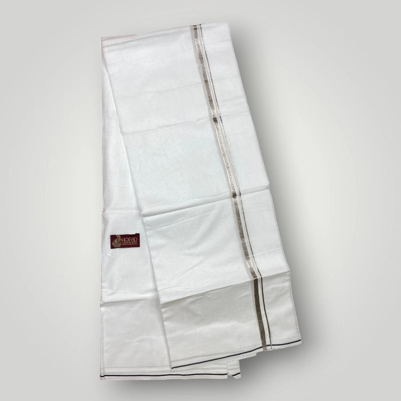 Horad Premium Cotton White Dhoti