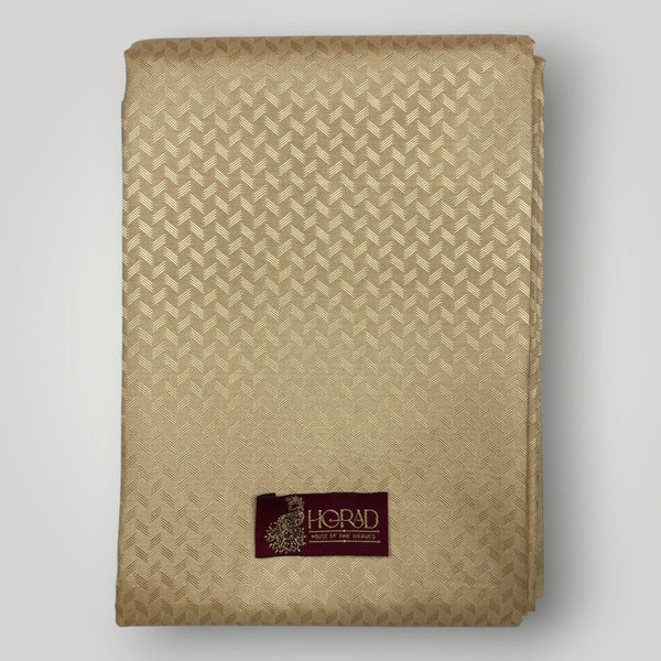 Horad Premium Art Silk Gold Emboss Shirt Material+Dhoti ( 2 in 1)