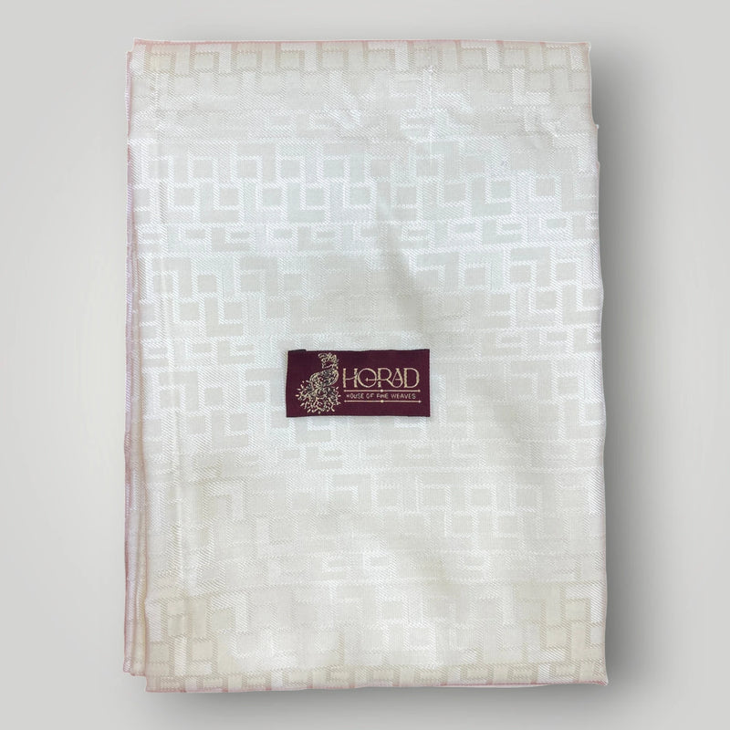 Horad Premium Art Silk Gold Emboss Shirt Material+Dhoti ( 2 in 1)