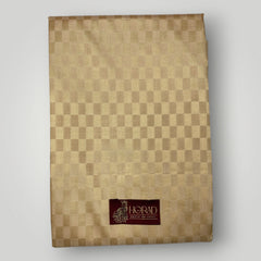 Horad Premium Art Silk Gold Emboss Shirt Material+Dhoti ( 2 in 1)