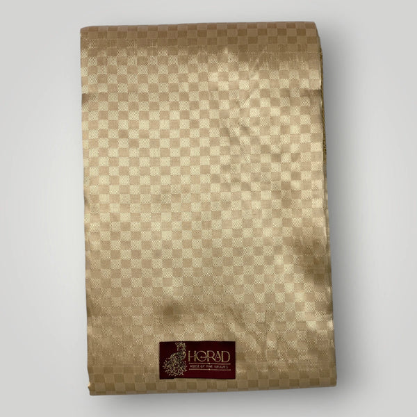 Horad Pure Silk Blend Gold Emboss Shirt Material + Dhoti ( 2 in 1 )
