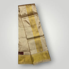 Horad Pure Silk Blend Gold Emboss Shirt Material + Dhoti ( 2 in 1 )
