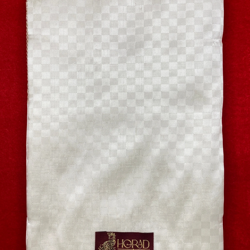 Horad Pure Silk Blend Cream Shirt Material + Dhoti ( 2 in 1 )
