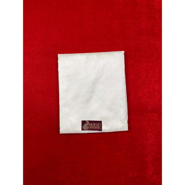 Horad Pure Silk Blend Cream Shirt Material + Dhoti ( 2 in 1 )