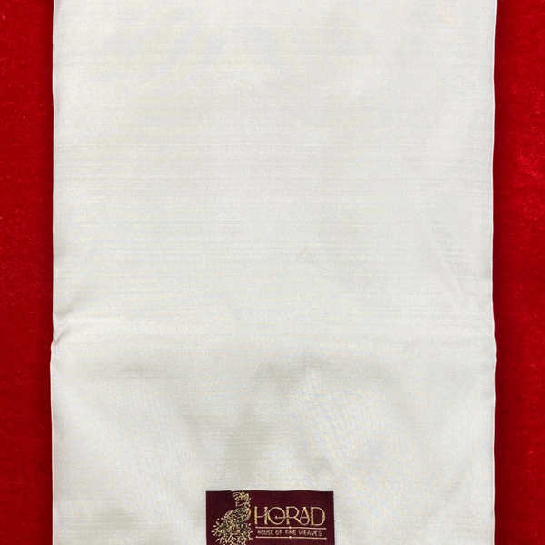 Horad Pure Silk Blend Cream Shirt Material + Dhoti ( 2 in 1 )