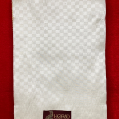 Horad Pure Silk Blend Cream Emboss Shirt Material + Dhoti ( 2 in 1 )