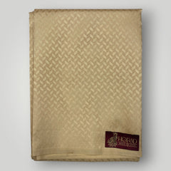 Horad Premium Art Silk Gold Emboss Shirt Material+Dhoti ( 2 in 1)