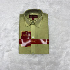 Horad Premium Art Silk FIR.Green Kids Set