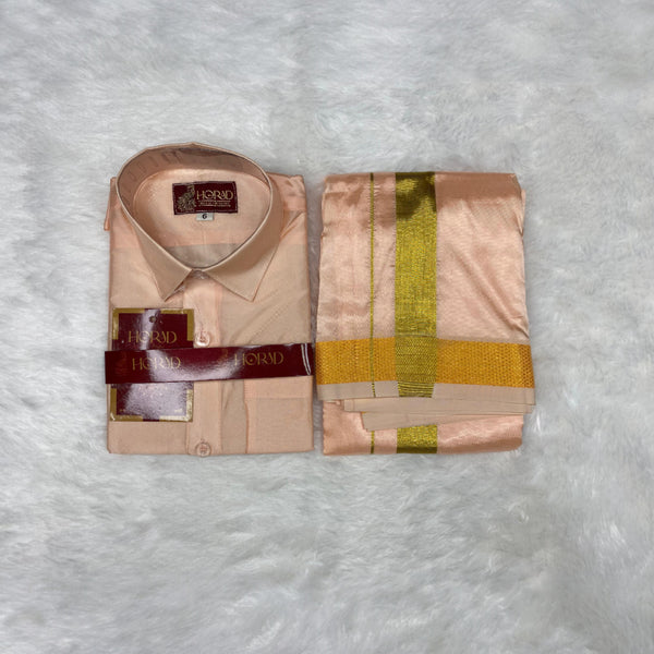Horad Premium Art Silk Rose Gold Kids Set