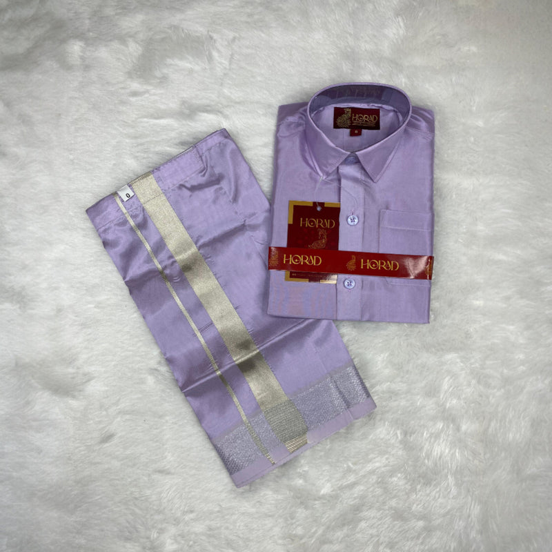 Horad Premium Art Silk Lavender Kids Set