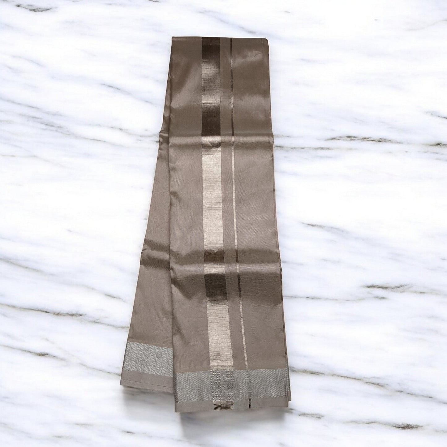 Horad Premium Art Silk Sandstone Dhoti