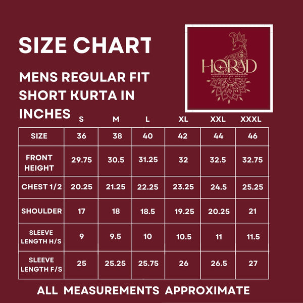 Horad Pure Silk Blend Cream Wedding Set Aari Work Short Kurta + Dhoti + Angavastram