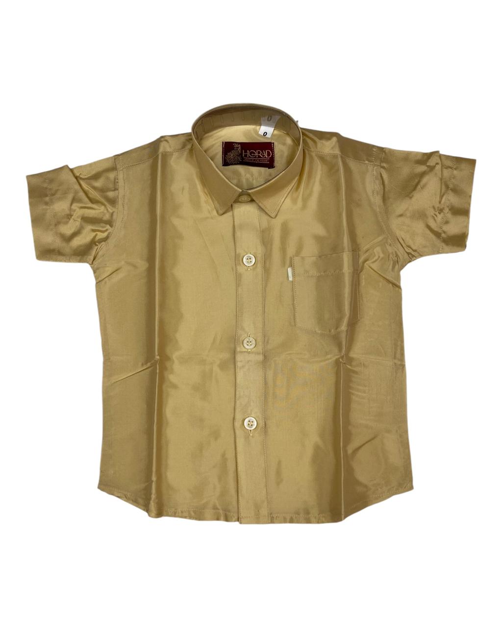 Horad Premium Art Silk Light Gold Kids Set