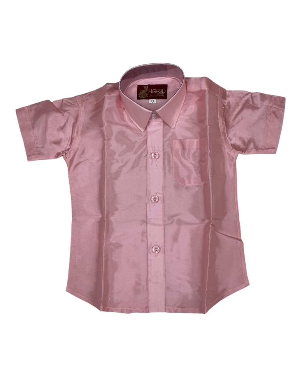 Horad Premium Art Silk Petal Pink Kids Set