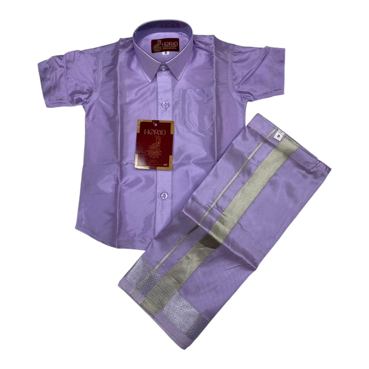 Horad Premium Art Silk Lavender Kids Set