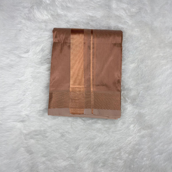 Horad Premium Art Silk Copper  Dhoti