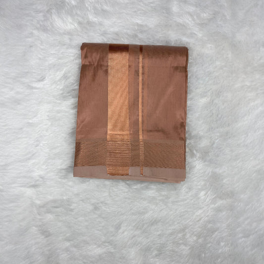 Horad Premium Art Silk Copper  Dhoti