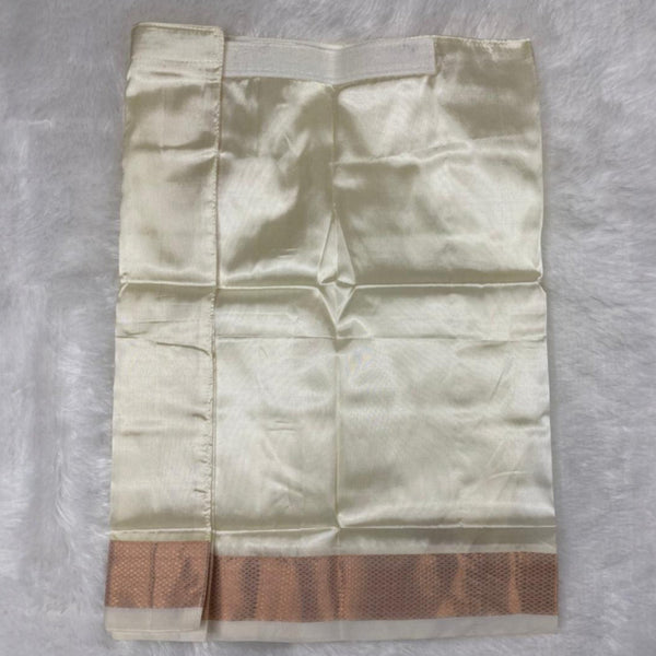 Horad Premium Art Silk Cream Balaji Embroidery Kids Set