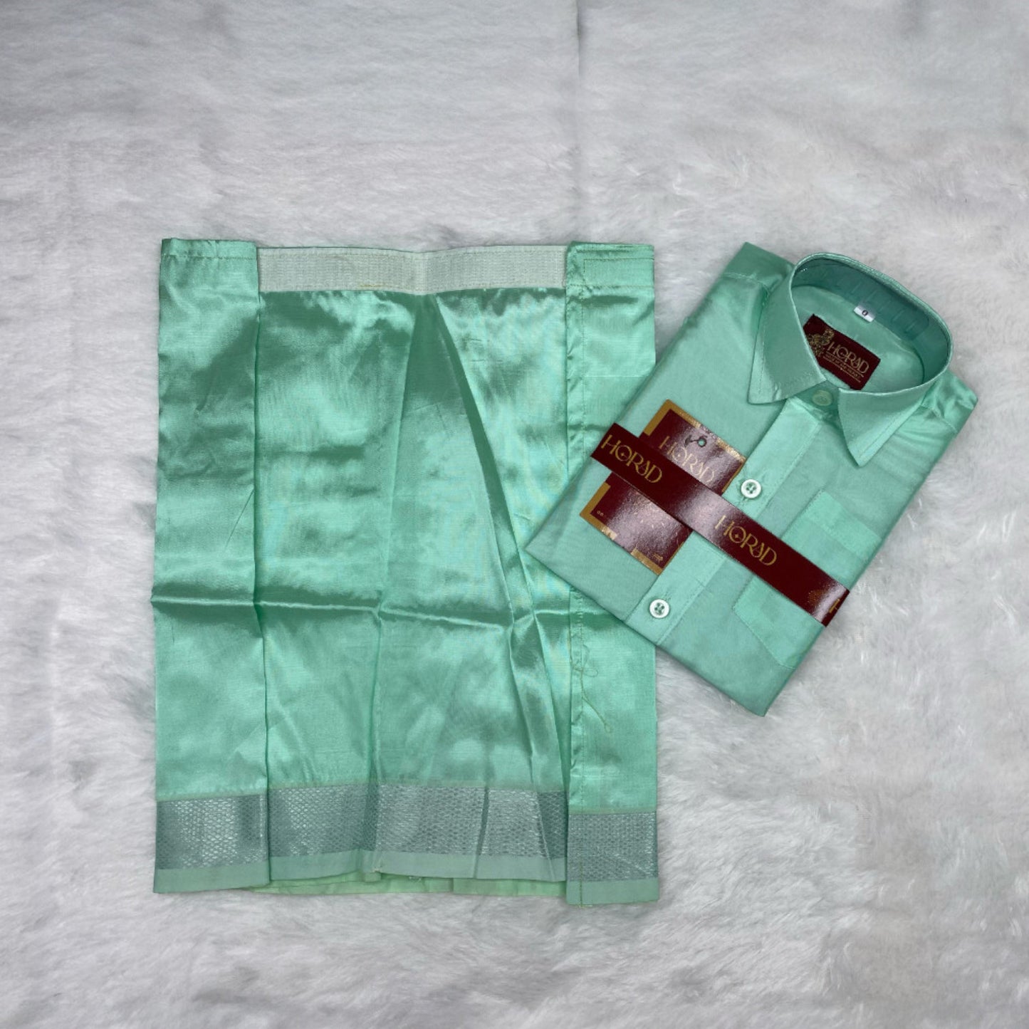 Horad Premium Art Silk ML.Green Kids Set