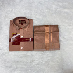 Horad Premium Art Silk Copper  Kids Set