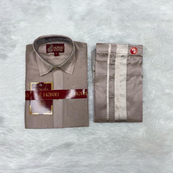 Horad Premium Art Silk Sandstone  Kids Set