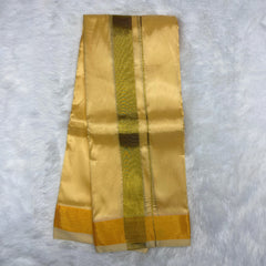 Horad Premium Art Silk Champagne Dhoti